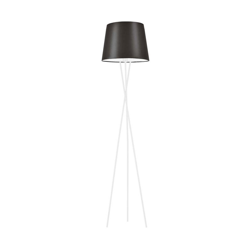 Arlaith 165cm Tripod Floor Lamp, White, Brown