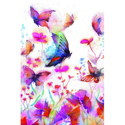 " Bright Butterfly Flowers "