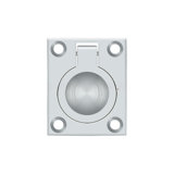Deltana FRP175U26 Flush Ring Pull, 1-3/4" x 1-3/8" in Polished Chrome