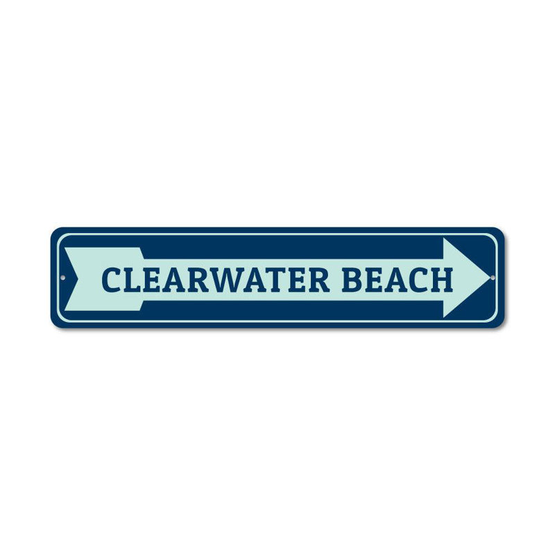 Panneau de plage en aluminium, H 6 po x l 24 po x P 0,06 po