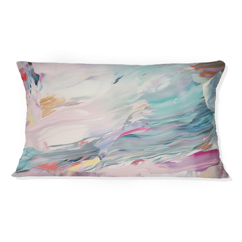 «Spring Miracles In Tender Retro Pastel», reproduction de peinture abstraite