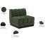 Sadeel Chenille Fabric Armless Chair-1785041770