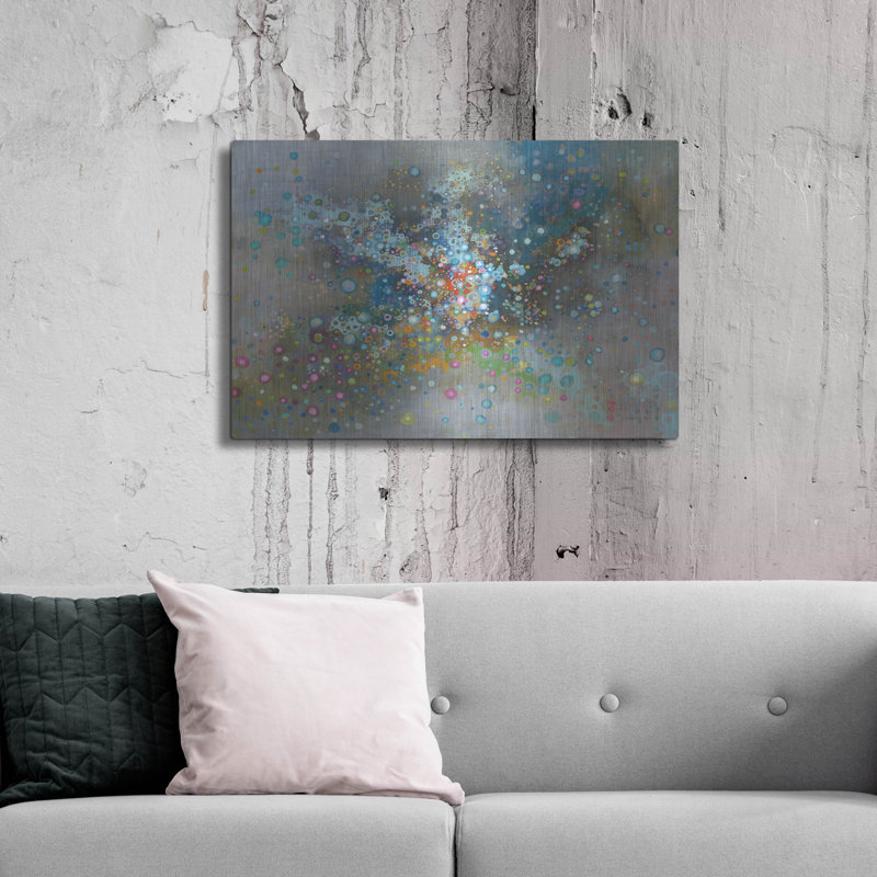 Art mural en métal «Andromeda» par Danhui Nai, Wrought Studio ™, H 24 po x l 24 po