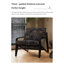 Chaise de loisirs en bois de rotin de style médiéval