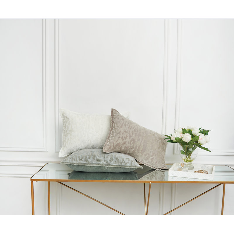 Avon Throw Pillow, Ivory