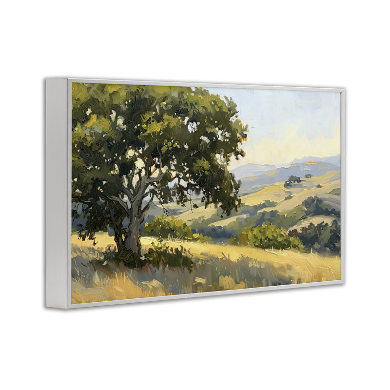 Giclée encadrée, sur le sommet d'une colline, design par LSR Creative Studio, H 12 po x l 18 po