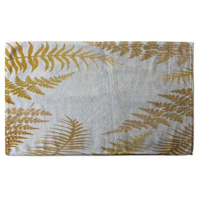 Cotton Floral Waffle Kitchen Towel