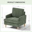 Fauteuil Clancy avec pieds en bois massif-116817608