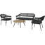 Taopi Wicker 4 - Person Garden Lounge Set