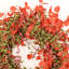 26" Artificial Farmhouse Fall Harvest Twig Blossoms Cluster Greenery Mini Eucalyptus Thanksgiving Day Front Door Wreath