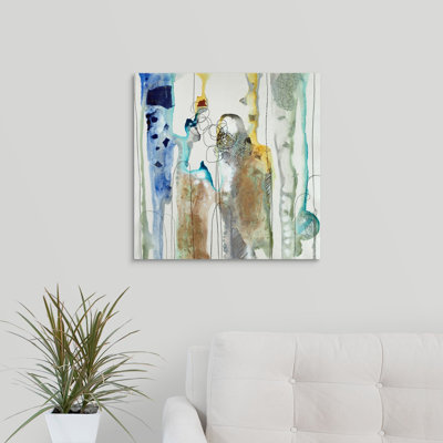 « botanique contour xiii », peinture sur toile