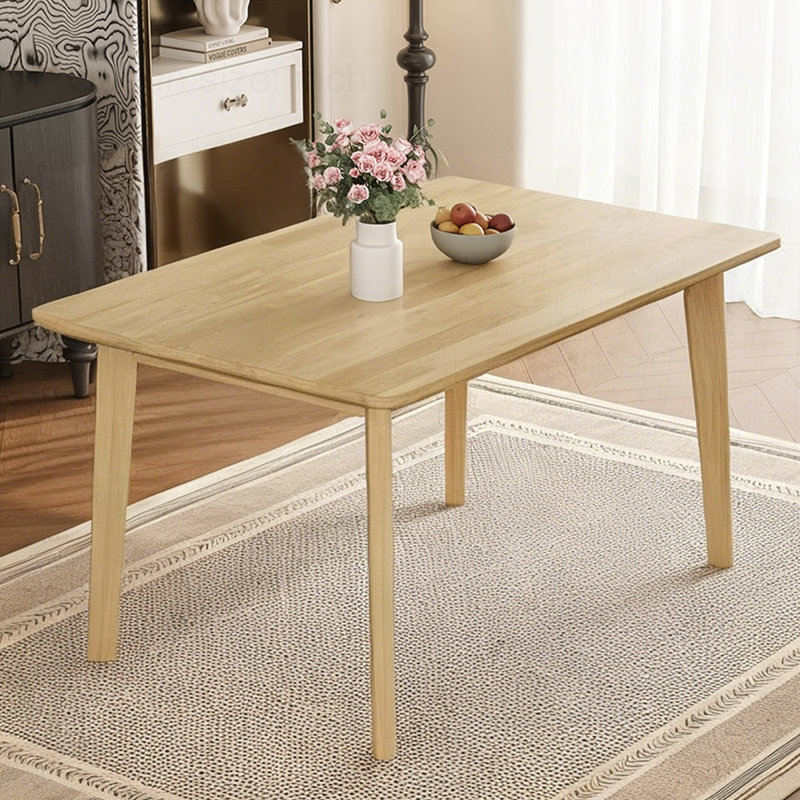 Table de salle à manger rustique, Naturel