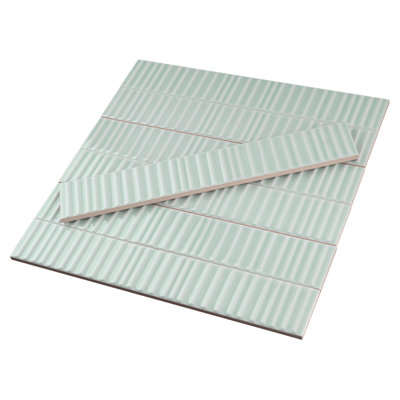 Supreme Tile Nova 1.97 in. X 11.81 in. Polished Ceramic Subway Wall Tile