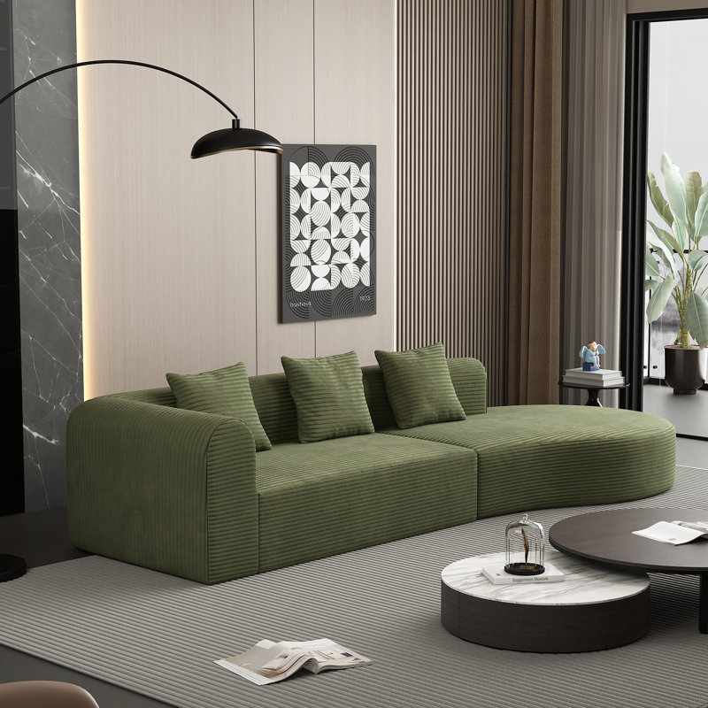 Très grand canapé modulaire profond, canapé Cloud pour 4 personnes
