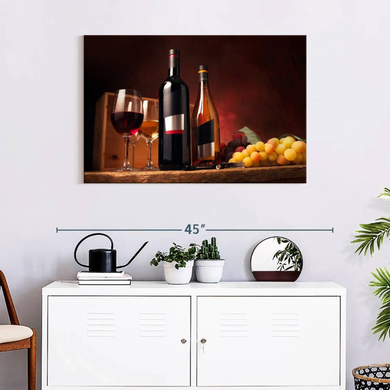 Yarlin Wine On The Table, 24" H x 36" W