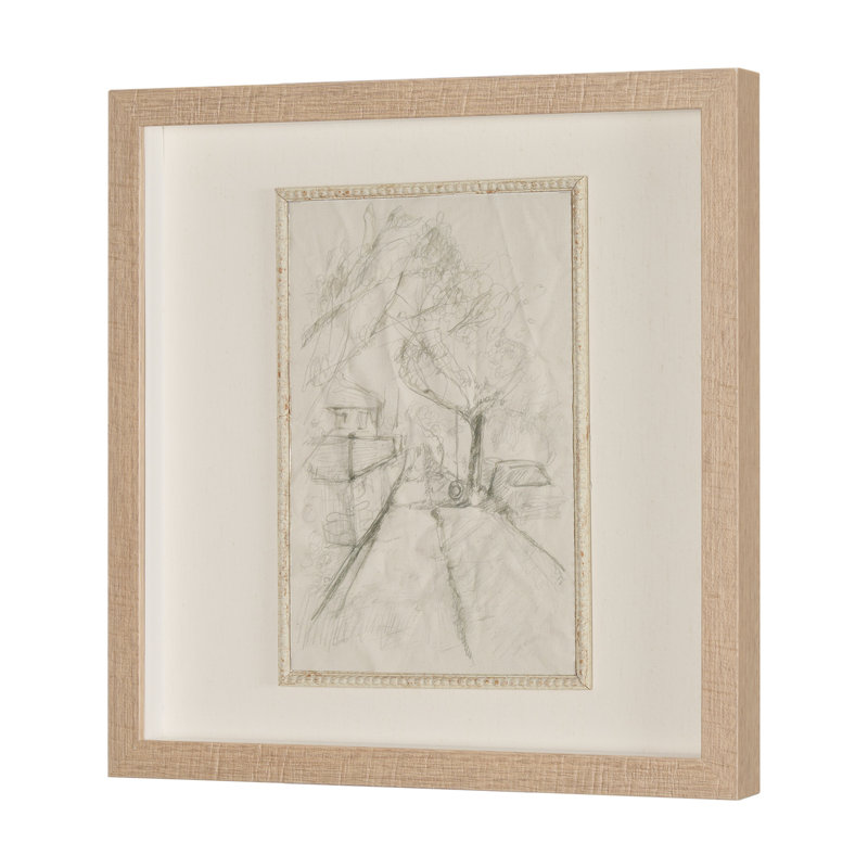 Collection de croquis (ensemble de 9) par Studio, reproduction d'art encadrée à la main