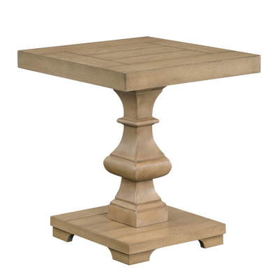Saralou Solid Wood Top End Table