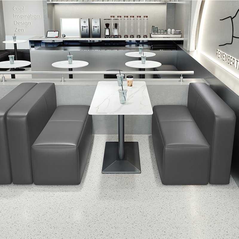 Banc de rangement Minimalist Modern Cafe, Gris
