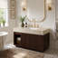 Meuble-lavabo avec lavabo, armoire de rangement suspendue, comptoir en pierre frittée veinée, lavabo en céramique, 3 trous pré-percés pour robinetterie-1714933371-1714933364-1714933370