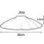 Remplacement de l'abat-jour industriel en métal pour luminaires de plafond, accessoire d'éclairage facile à installer-127362127