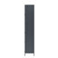 78.75'' Tall Iron Display Cabinet With Glass Doors
