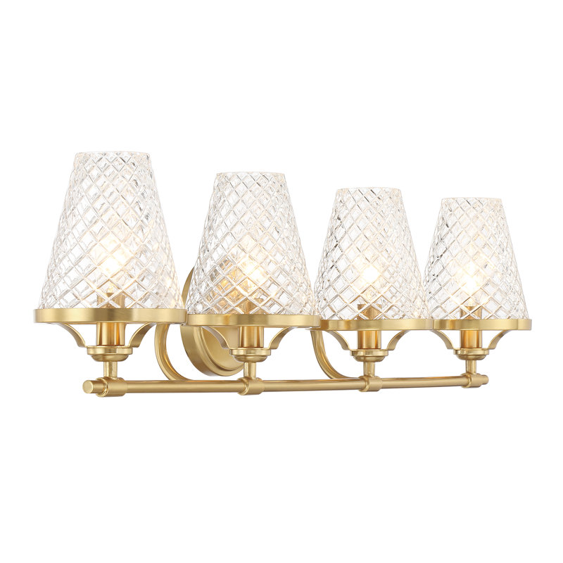 Kaeman 4-Light Dimmable Vanity Light, 8.75" H x 32" W x 32" D, 4 Lights