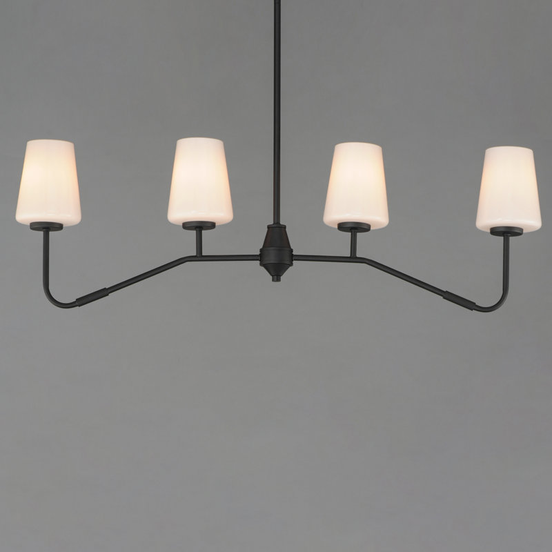 Luminaire suspendu Durham-Linear, Noir