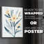 Indigo & Blush Bouquet II - Impression sur toile seulement - NON-CADRE-118051572