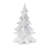 Glittered Pine Tree (Set of 3)