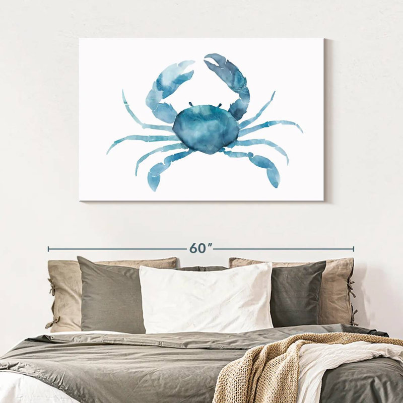 Brampt Marine Blue Crab, 32" H x 48" W