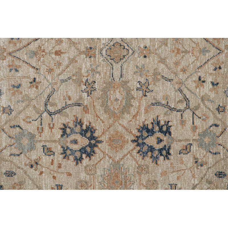 Oushak Handmade Kilim Silk Floral Area Rug, Runner 3' x 12'