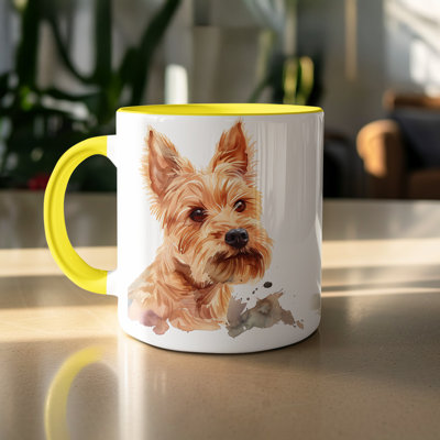 11oz Watercolour Sennenhund Design Coffee Mug
