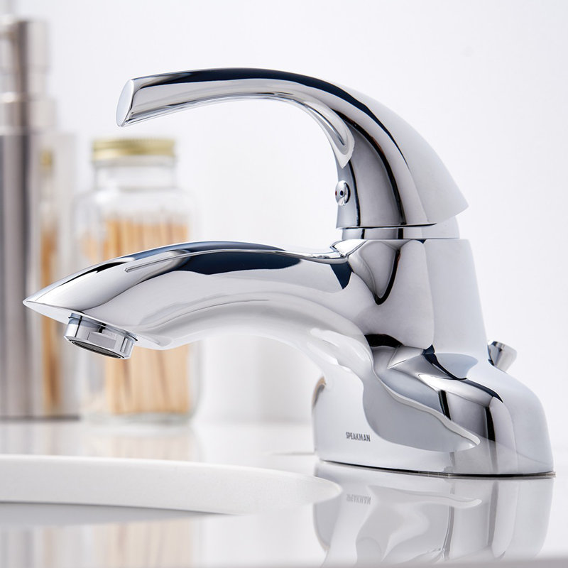Robinet de salle de bain central à à levier unique moins drain Echo
