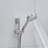 10Inch Shower System, Slide Bar Shower Faucets Sets Complete Round Shower Heads And 5Spray Handheld Combo, Wall Mounted Matte Black Shower Faucet
