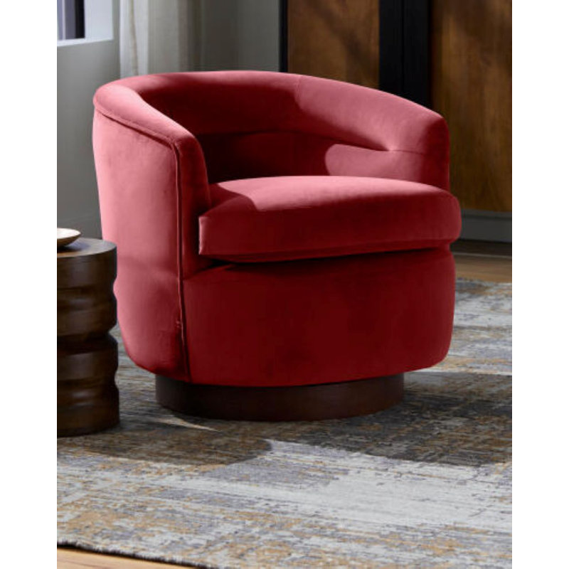 Chaise pivotante Mevlude, Polyester gris