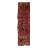 Waliyah Oriental Area Rug in Rust