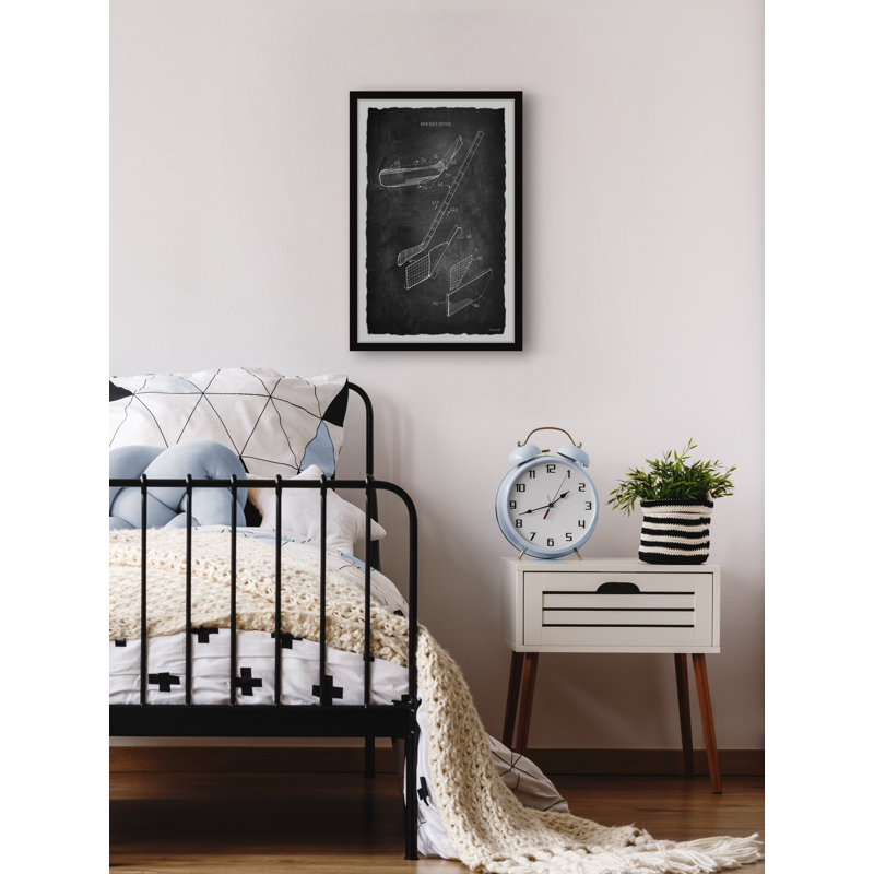 Romo Wrapped Canvas Print, Black, Black, 61cm H x 41cm W