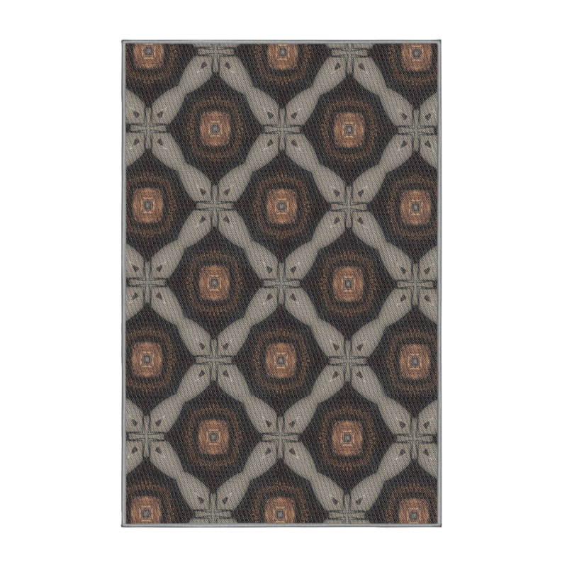 Geometric Indoor Rug, Rectangle 7' x 10'