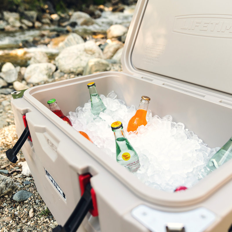 Lifetime 65 Quarts Ice Chest, Khaki