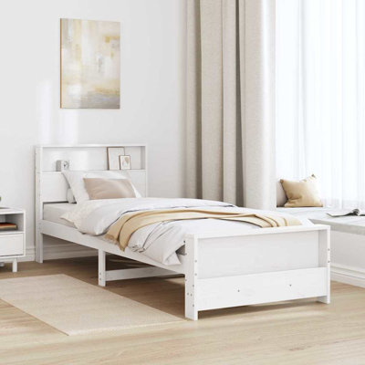 Bed Frame with Headboard Engineered Wood
