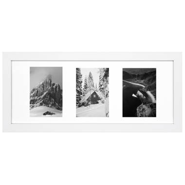 4x6'' White 4 Openings Wall Collage Picture Frame