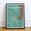 Amsterdam City Map - No Frame Print-795790694