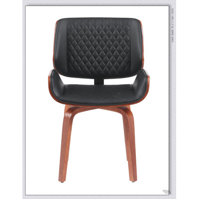 Mid-Century Modern Dining Chair - 360° Swivel, Set of 2, PU Leather Upholstery, Ergonomic Design for Kitchen and Dining Room