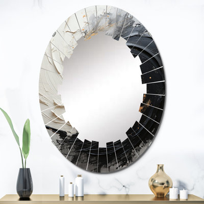 Weida - Miroir mural moderne ovale
