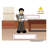 Personalized Pool Player, Billiards - Male Cartoon Caricature with a Mat, Ready to Frame-104370151