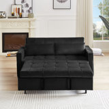 Gabrylle 58.26'' Velvet Sleeper Sofa