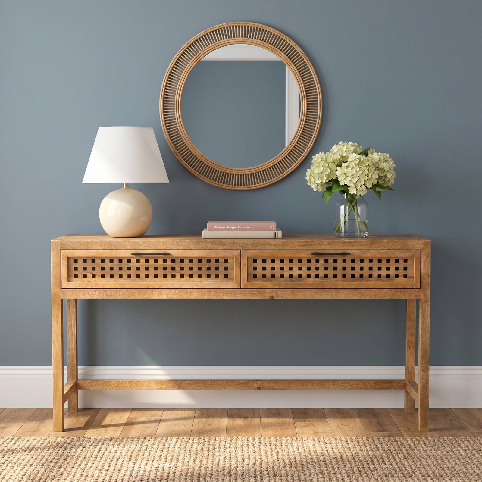 60'' Solid Wood Console Table