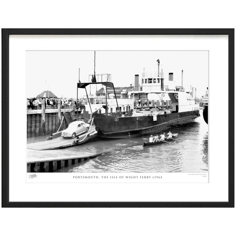 Portsmouth, The Isle Of Wight Ferry C1962 by Francis Frith - Single Picture Frame Print, 28cm H x 36cm W x 2.3cm D