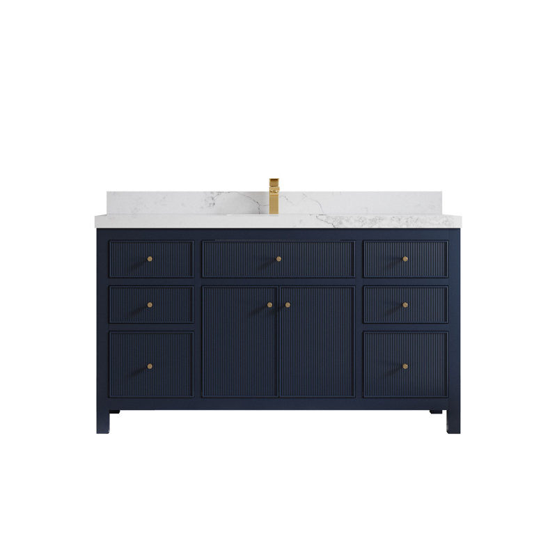 Meuble-lavabo double 60 po