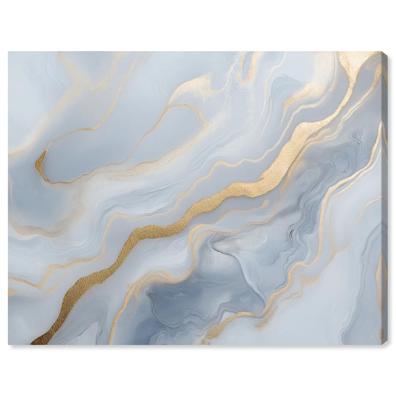 «Astral Tides», reproduction d'art sur toile par Art Remedy, H 16 po x l 20 po, Toile tendue avec châssis